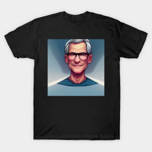 Tim Cook | Comics Style T-Shirt